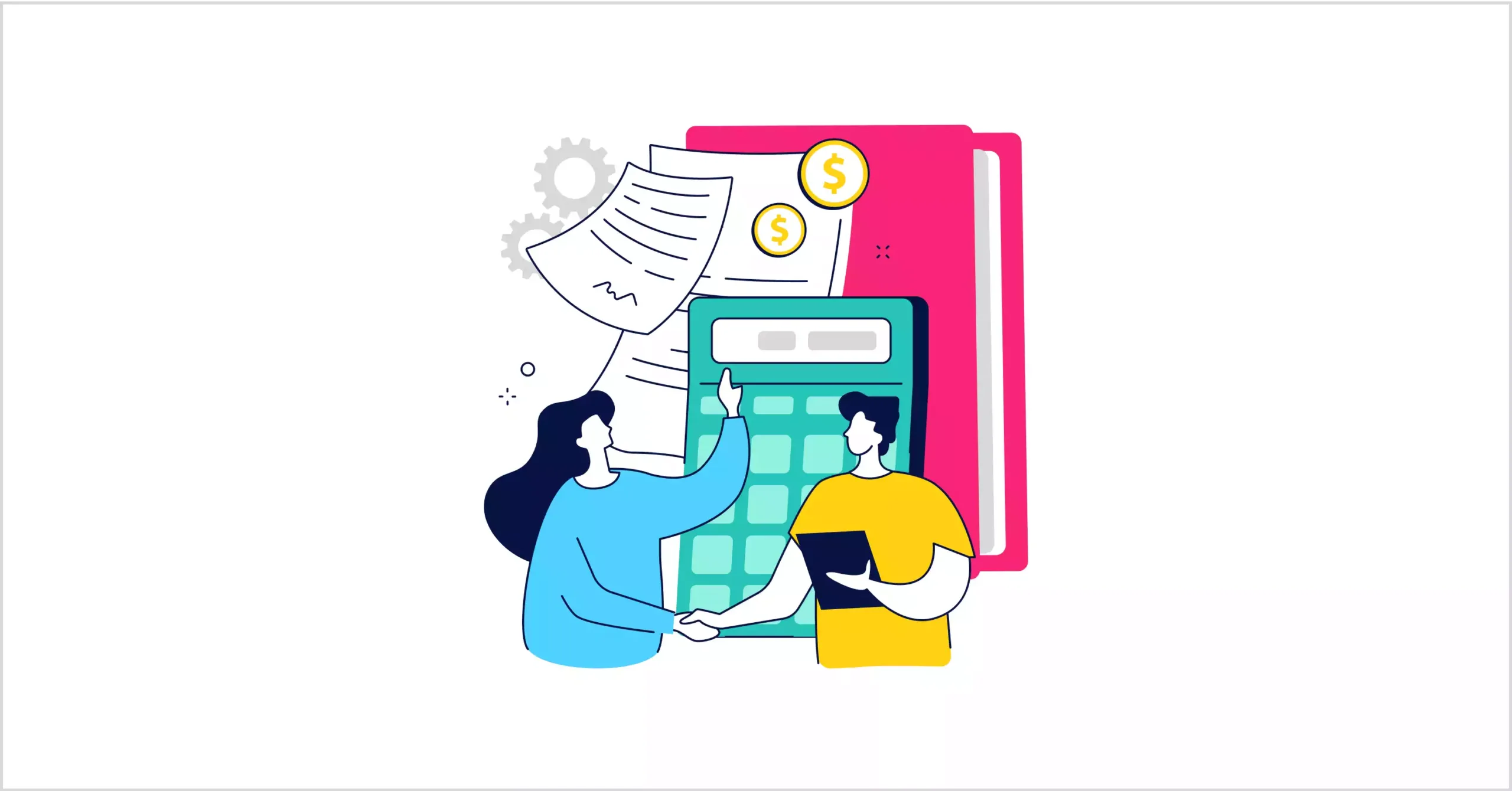 Paying contract blog illustration