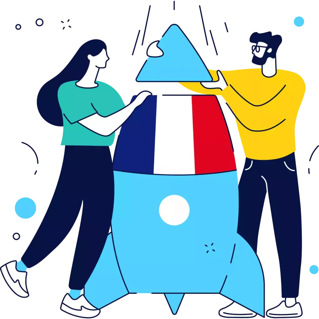 French Fintech illustration