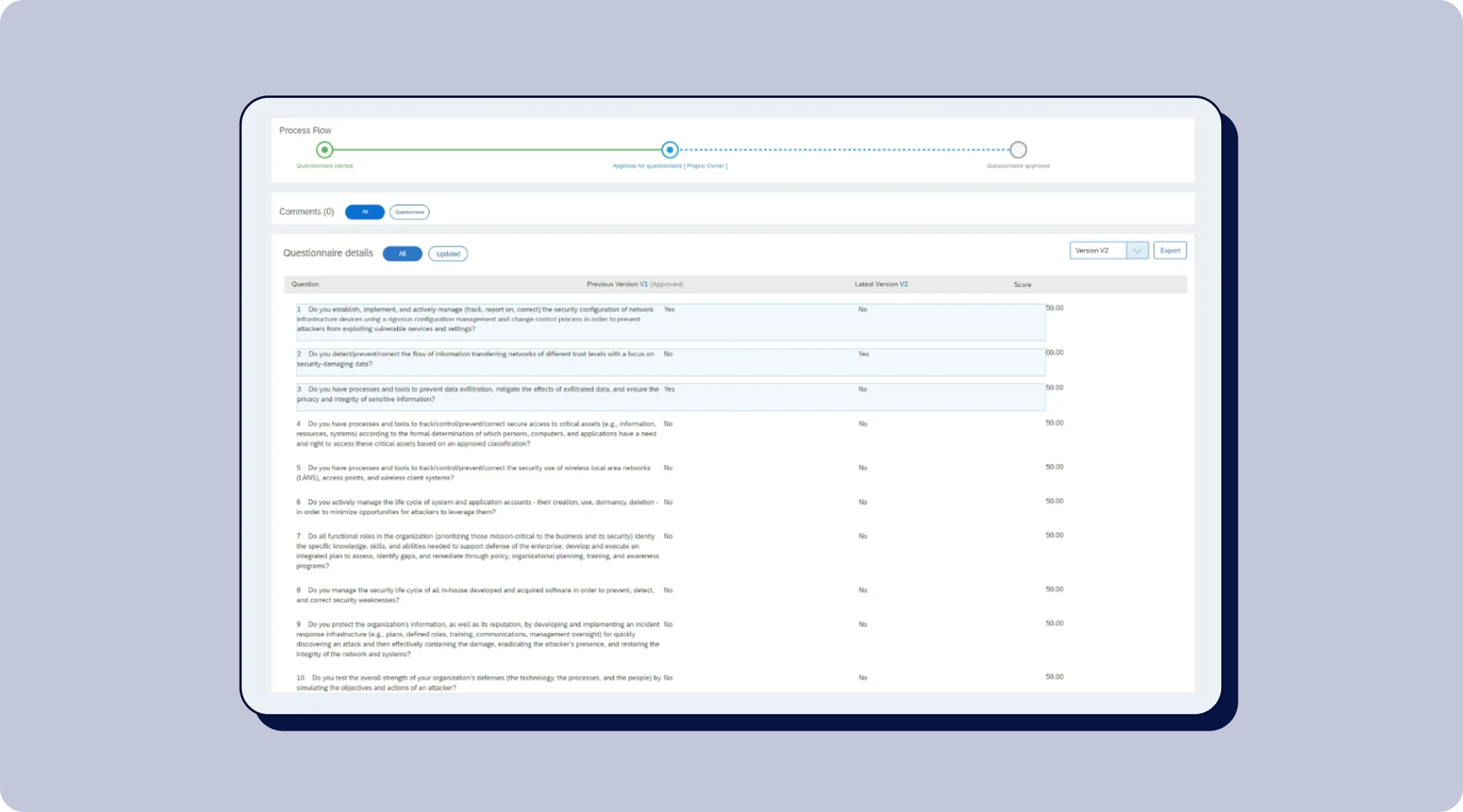 Screenshot SAP Ariba