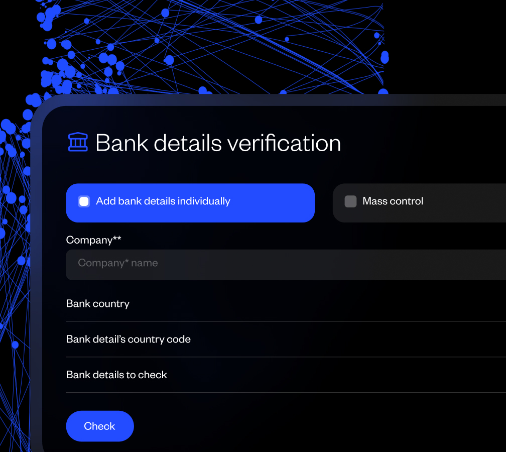 BANK-DETAILS-VERIF-ILLUS Bank details verification panel from Sis ID solution