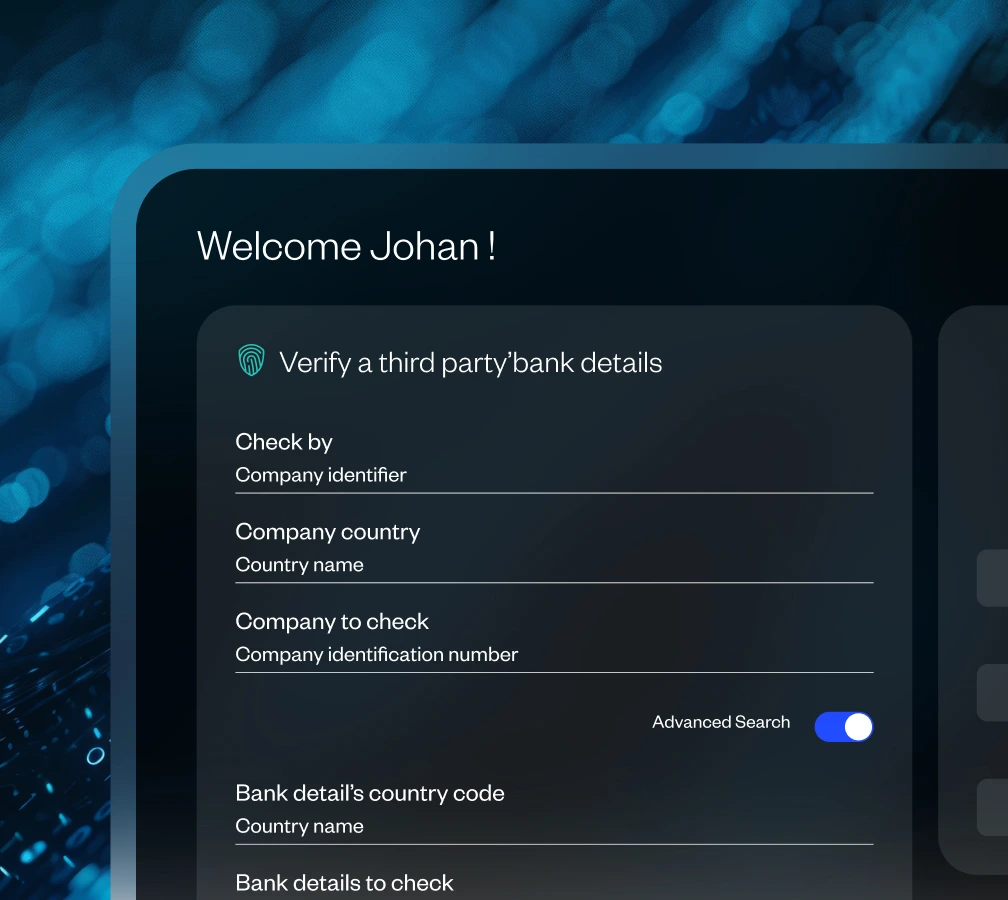 Dashboard panel from Sis ID solution