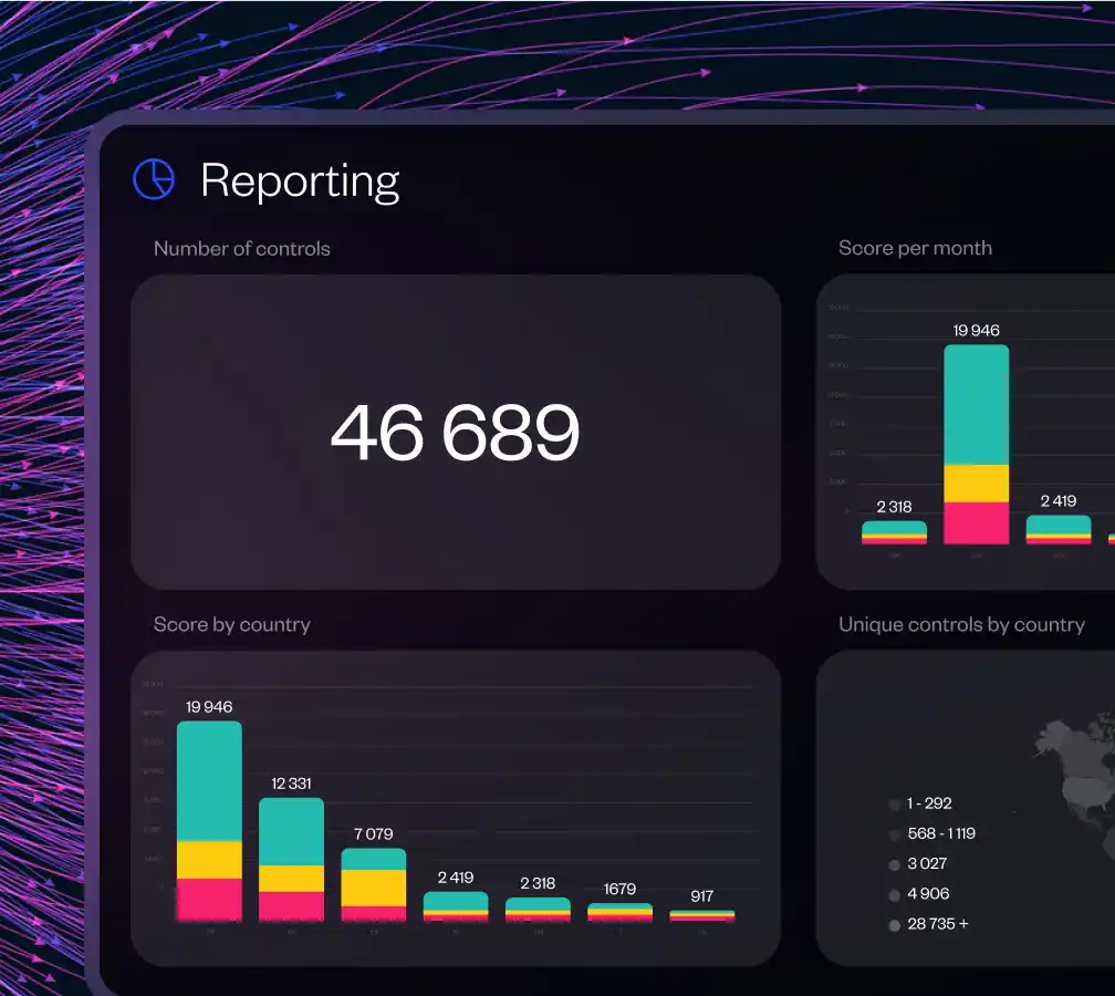 Reporting panel from Sis ID solution