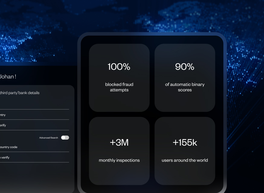 Statistics panel from the solution