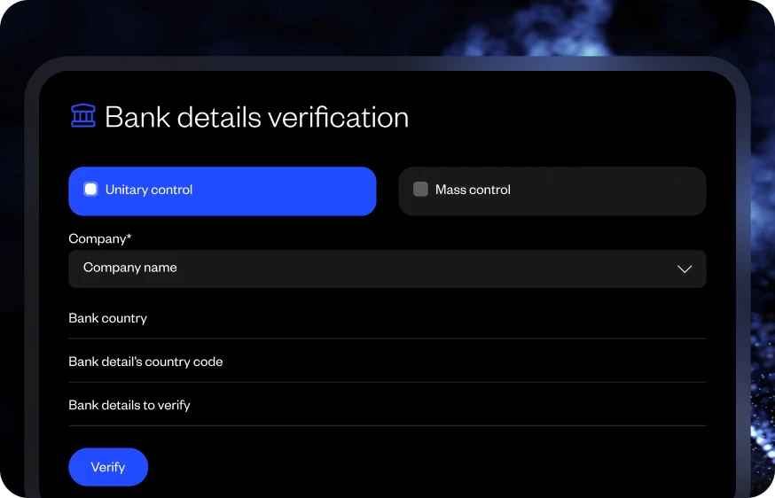 TAB_MENU_ILLUS_1 Bank details verification panel illustration from the Sis ID solution